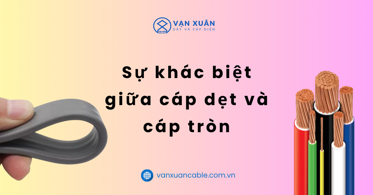 su khac biet giua cap det va cap tron